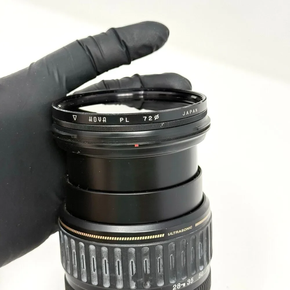 Canon EF 28-135mm f3.5-5.6 IS USM Zoom Lens Caps Filter